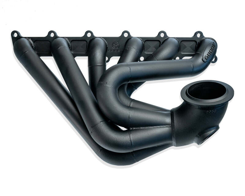 6Boost Exhaust Manifold, Ford Barra X Series, Forward Position Pro Mod V-band(Garrett G40/42/45)/50 "FPPM"Single 50mm Wastegate Port