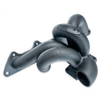 6Boost Exhaust Manifold, Mitsubishi 4G63 Evo 4-9, Low Mount T3/50 'Divided Entry' Single 50mm Wastegate Port