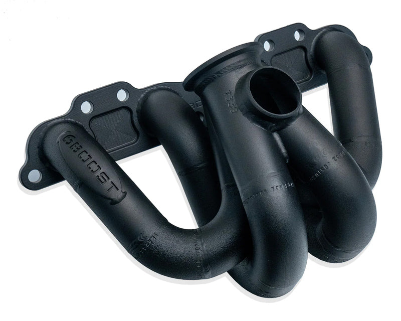 6Boost Exhaust Manifold, for Nissan SR20DE/DET/VE/VET, Low Mount V-band(Garrett G25/30/35)/Nil to suit IWG