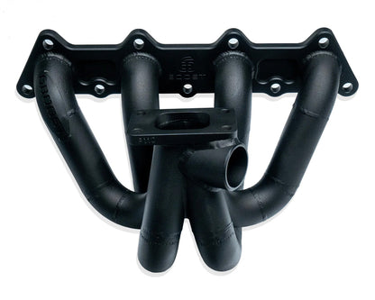 6Boost Exhaust Manifold, for Nissan FJ20, Low Mount V-band(Garrett G25/30/35)/Nil to suit IWG