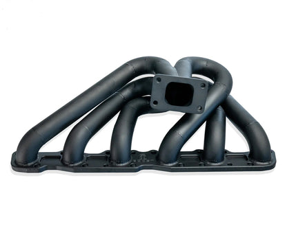 6Boost Exhaust Manifold, for Nissan RB20/25DET, Low Mount T3/Nil 'Open Entry' (suit IWG G25/30/35)