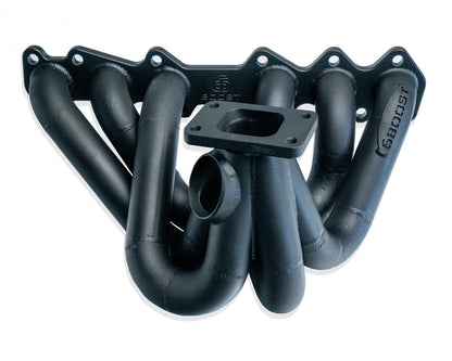 6Boost Exhaust Manifold, Toyota 1JZ GTE Non VVTI, T3/Nil 'Open Entry' to suit IWG