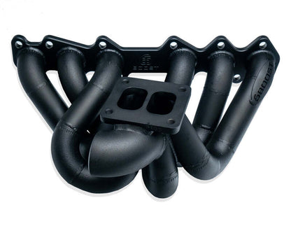 6Boost Exhaust Manifold, Toyota 1JZ GTE Non VVTI, T3/50 'Divided Entry' Single 50mm Wastegate Port