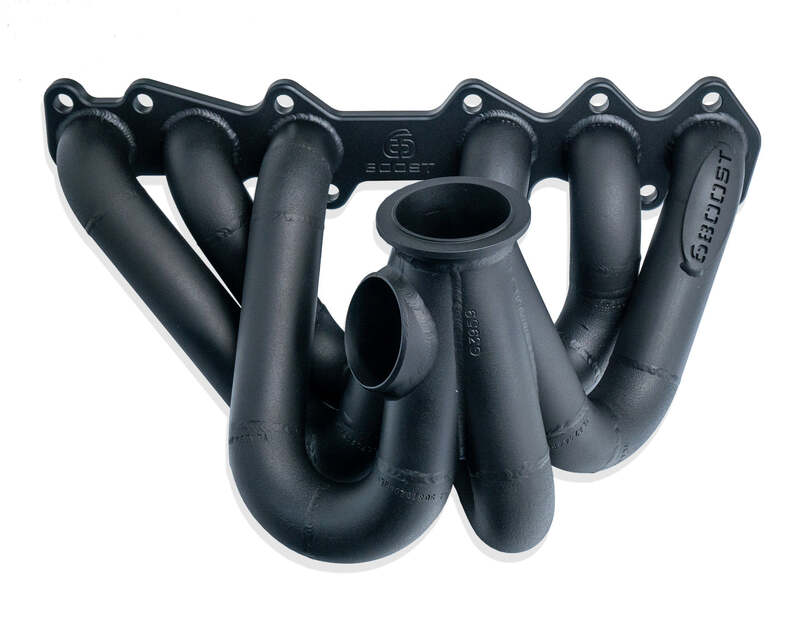 6Boost Exhaust Manifold, Toyota 1JZ GTE Non VVTI, V-band(Garret G25/30/35) to suit IWG