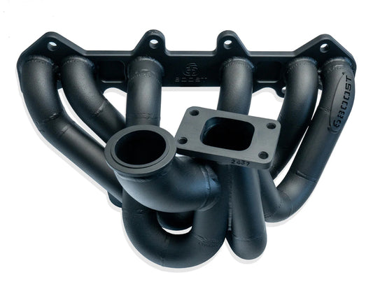 6Boost Exhaust Manifold, Toyota 1JZ GTE VVTI, T3/50 'Open Entry' Single 50mm Wastegate Port