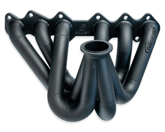 6Boost Exhaust Manifold, Toyota 2JZ GTE, V-band(Garrett G25/30/35) to suit IWG