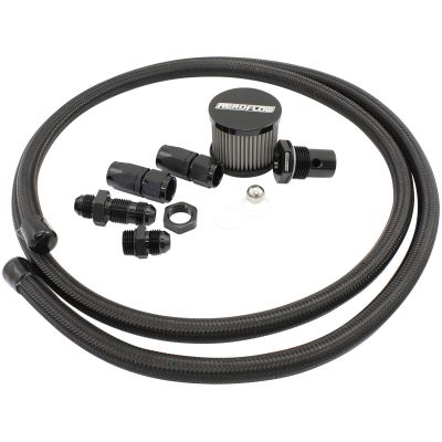 Fuel Cell Breather Kit Universal Roll Over Vent Kit to Suit Aeroflow Fuel Cell