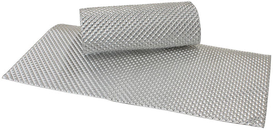 Aluminium Embossed Heat Shield - Silver Finish