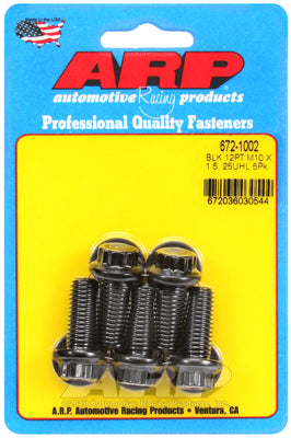 5-Pack Bolt Kit, 12-Point S/S ARP672-1002