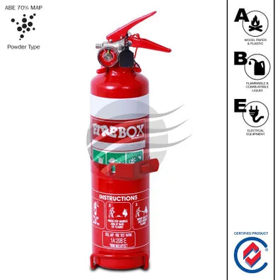 1.0KG DCP FIRE EXTINGUISHER INCLUDES NOZZLE & VEHICLE