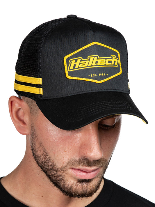 Haltech Snap Back Striped Trucker Size: One size fits all.