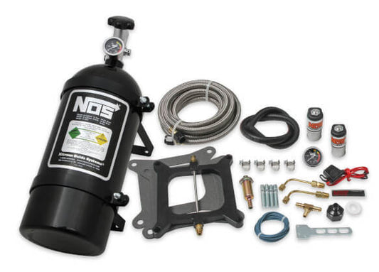 NOS Nitrous System, Super Powershot, 4150, Carb, 100-150HP, blk 10lb bottle