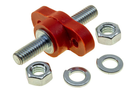 Raceworks Red 250A Bulkhead Stud 3/8" UNC