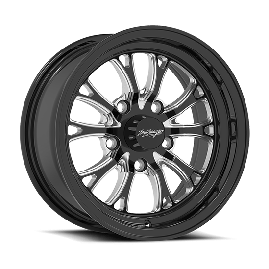 Boyd Coddington Bristol Wheels 15x8, 4.5" BS Gloss Black Machined