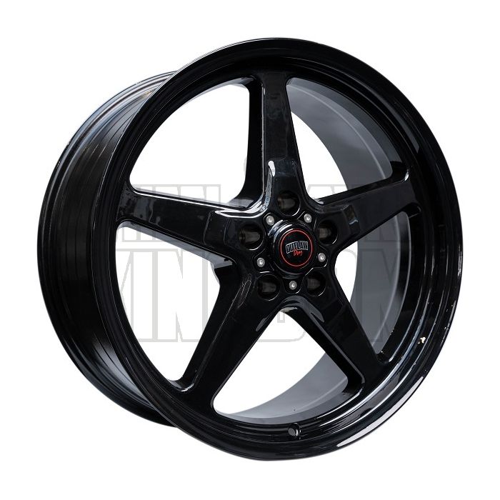 OUTLAW DRAG R5 18x8.5 - GLOSS BLACK