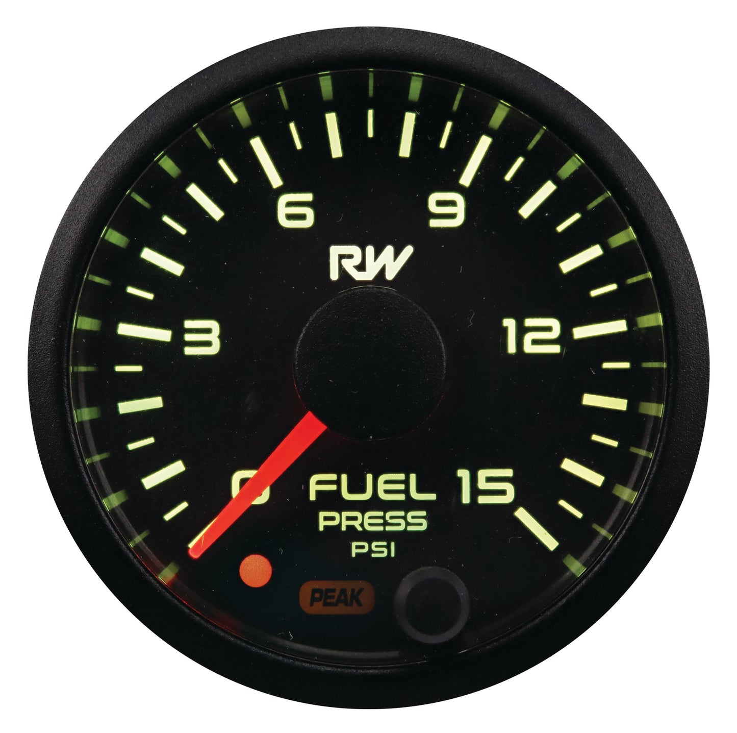 Raceworks 52MM Electronic Carby Fuel Pressure Gauge Kit